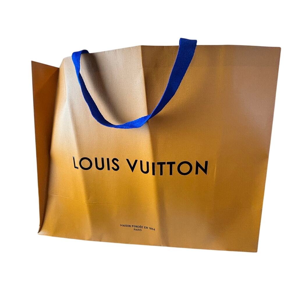 Luxury Louis Vuitton Large Shopping Bag - Great for Display or Storage
